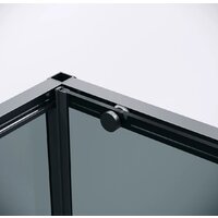 Душевой уголок Grossman Galaxy 120x80x195 120.K33.01.1280.21.10 (черный матовый/тонированное стекло) - Превью изображения №4 — Интернет-магазин samo.by