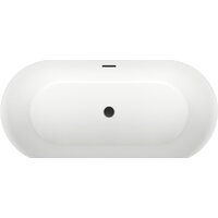 Ванна Wellsee Éclatant 2.0 167x79 231401003 (отдельностоящая ванна белый глянец, экран, ножки, сифон-автомат матовый черный) - Превью изображения №4 — Интернет-магазин samo.by