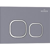 Унитаз подвесной Roxen Antares 530185-01 в комплекте с инсталляцией StounFix Dual Fresh 6 в 1 966332 (кнопка: серый бетон) - Превью изображения №8 — Интернет-магазин samo.by