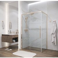 Душевой уголок Grossman Galaxy 120x80x195 120.K33.01.1280.32.00 (золото сатин/прозрачное стекло) - Превью изображения №6 — Интернет-магазин samo.by