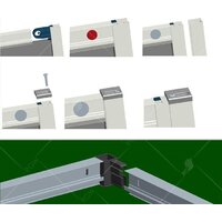 Душевой уголок RGW CL-48B (CL-14B + Z-050-1B) 32094805-014 150x100 (черный/прозрачное стекло) - Превью изображения №2 — Интернет-магазин samo.by