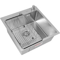 Кухонная мойка ARFEKA ECO AR мойка 500*500, коландер F, дозатор SATIN - Превью изображения №3 — Интернет-магазин samo.by