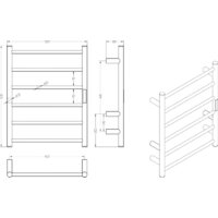 Полотенцесушитель Roxen Caspia 11070-5063B - Превью изображения №10 — Интернет-магазин samo.by