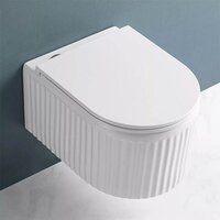 Унитаз подвесной Roxen Royal Matt в комплекте с инсталляцией StounFix Dual Fresh 6 в 1 968290 (кнопка: оружейная сталь) - Превью изображения №5 — Интернет-магазин samo.by