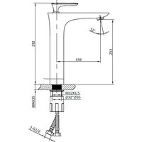 Смеситель Altrobagno Aperto 010207 Bi - Превью изображения №6 — Интернет-магазин samo.by