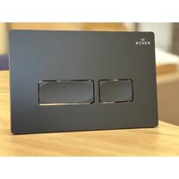 Унитаз подвесной Roxen Royal Matt в комплекте с инсталляцией StounFix Dual Fresh 6 в 1 968211 (кнопка: черный) - Превью изображения №5 — Интернет-магазин samo.by