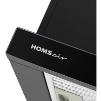 Кухонная вытяжка HOMSair Flat 60 Glass (черный) - Превью изображения №4 — Интернет-магазин samo.by