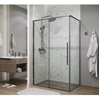 Душевая стенка Grossman Galaxy 80x195 200.K33.01.80.42.00 (графит сатинстекло прозрачное) - Превью изображения №6 — Интернет-магазин samo.by