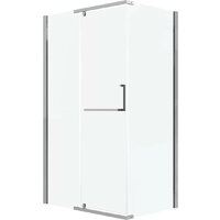 Grossman Pragma 100x80x195 120.K33.03.1080.10.00 (хром/прозрачное стекло)