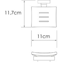Мыльница Wasserkraft Rhin K-8729 - Превью изображения №2 — Интернет-магазин samo.by
