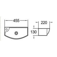 Умывальник WeltWasser AISBACH 7946 GL-WT L - Превью изображения №2 — Интернет-магазин samo.by