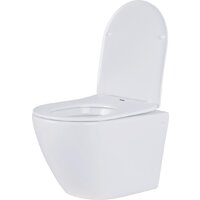 Унитаз подвесной Roxen Antares 530185-01 в комплекте с инсталляцией StounFix Dual Fresh 6 в 1 966051 (кнопка: серый бетон) - Превью изображения №6 — Интернет-магазин samo.by
