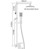 Душевая система  FRAP F2420 - Превью изображения №2 — Интернет-магазин samo.by