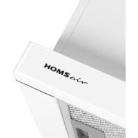 Кухонная вытяжка HOMSair Flat 60 Glass (белый) - Превью изображения №4 — Интернет-магазин samo.by