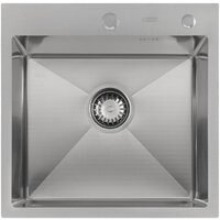 Кухонная мойка ARFEKA ECO AR мойка 500*500, коландер F, дозатор SATIN DECOR MILLET - Превью изображения №4 — Интернет-магазин samo.by