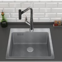 Кухонная мойка Roxen Snake 560220-50-S (50*48) сатин/текстурная поверхность (с коландером и дозатором) - Превью изображения №4 — Интернет-магазин samo.by