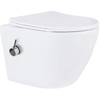 Унитаз подвесной Roxen Antares Bidet в комплекте с инсталляцией StounFix Dual Fresh 6 в 1 966821 (кнопка: серый гранит) - Превью изображения №5 — Интернет-магазин samo.by