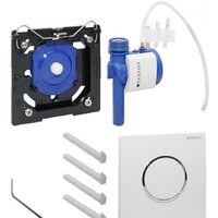 Панель смыва Geberit Sigma 01 HyTouch 116.011.11.5 (белый) - Превью изображения №2 — Интернет-магазин samo.by