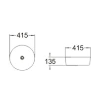 Умывальник SantiLine SL-1054MG - Превью изображения №2 — Интернет-магазин samo.by