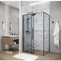 Душевой уголок Grossman Galaxy 120x90x195 120.K33.01.1290.21.00 (черный матовый/прозрачное стекло) - Превью изображения №7 — Интернет-магазин samo.by