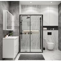 Душевой уголок Grossman Cosmo 100x80x195 120.K33.02.1080.42.00 (графит сатин/прозрачное стекло) - Превью изображения №8 — Интернет-магазин samo.by