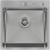 Кухонная мойка ARFEKA ECO AR мойка 500*500, коландер F, дозатор SATIN DECOR - Превью изображения №4 — Интернет-магазин samo.by