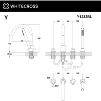 Смеситель Whitecross Y Y1232NIB (брашированный никель) - Превью изображения №3 — Интернет-магазин samo.by