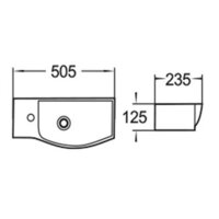 Умывальник WeltWasser AISBACH 7950 GL-WT L - Превью изображения №2 — Интернет-магазин samo.by