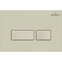 Унитаз подвесной Roxen Royal Matt в комплекте с инсталляцией StounFix Dual Fresh 6 в 1 968222 (кнопка: пастель бежевый) - Превью изображения №3 — Интернет-магазин samo.by