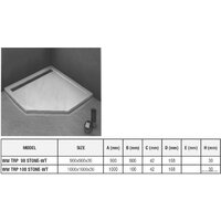 Душевой поддон WeltWasser TRP 100 Stone-WT 100x100 - Превью изображения №8 — Интернет-магазин samo.by