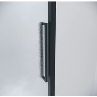 Душевой уголок Grossman Cosmo 100x80x195 120.K33.02.1080.21.02 (черный матовый/шиншилла стекло) - Превью изображения №2 — Интернет-магазин samo.by