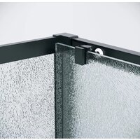 Душевой уголок Grossman Cosmo 100x80x195 120.K33.02.1080.21.02 (черный матовый/шиншилла стекло) - Превью изображения №4 — Интернет-магазин samo.by