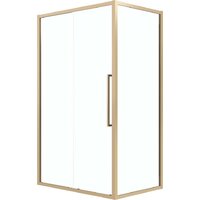 Grossman Cosmo 110x80x195 120.K33.02.1180.32.00 (золото сатин/стекло прозрачное)