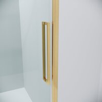Душевой уголок Grossman Cosmo 110x80x195 120.K33.02.1180.32.00 (золото сатин/стекло прозрачное) - Превью изображения №2 — Интернет-магазин samo.by