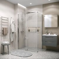 Душевой уголок Grossman Pragma 100x90x195 120.K33.03.1090.10.00 (хром/прозрачное стекло) - Превью изображения №7 — Интернет-магазин samo.by