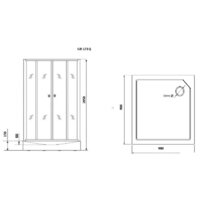 Душевая кабина Grossman GR171QR 90x90 - Превью изображения №2 — Интернет-магазин samo.by