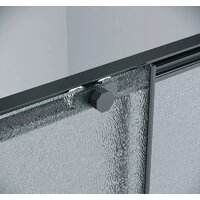 Душевой уголок Grossman Style 110x80x195 120.K33.05.1180.21.02 (черный матовый/стекло шиншилла) - Превью изображения №5 — Интернет-магазин samo.by