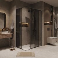 Душевой уголок Grossman Galaxy 120x70x195 300.K33.01.1270.21.10 (черный матовый/тонированное стекло) - Превью изображения №8 — Интернет-магазин samo.by