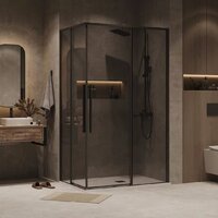 Душевой уголок Grossman Galaxy 120x70x195 300.K33.01.1270.21.10 (черный матовый/тонированное стекло) - Превью изображения №7 — Интернет-магазин samo.by