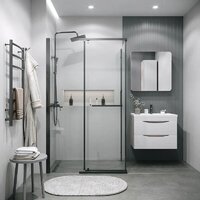 Душевой уголок Grossman Pragma 100x90x195 120.K33.03.1090.42.00 (графит сатин/стекло прозрачное) - Превью изображения №8 — Интернет-магазин samo.by