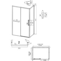 Душевой уголок Grossman Style 110x90x195 120.K33.05.1190.21.02 (черный матовый/стекло шиншилла) - Превью изображения №11 — Интернет-магазин samo.by