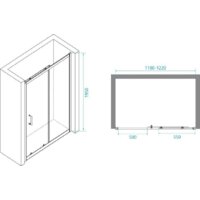 Душевая дверь RGW PA-14 B 41081414-14 140 (черный/прозрачное стекло) - Превью изображения №4 — Интернет-магазин samo.by