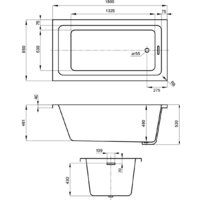 Ванна Wellsee FreeDom 2.0 180x85 233003000 (встраиваемая ванна белый глянец) - Превью изображения №8 — Интернет-магазин samo.by
