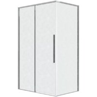Душевая стенка Grossman Galaxy 80x195 200.K33.01.80.10.02 (хром/шиншилла стекло) - Превью изображения №5 — Интернет-магазин samo.by