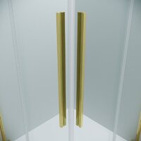 Душевой уголок Grossman Galaxy 120x70x195 300.K33.01.1270.32.00 (золото сатин/прозрачное стекло) - Превью изображения №3 — Интернет-магазин samo.by
