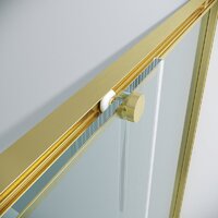 Душевой уголок Grossman Galaxy 120x70x195 300.K33.01.1270.32.00 (золото сатин/прозрачное стекло) - Превью изображения №4 — Интернет-магазин samo.by