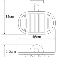 Мыльница Wasserkraft Rhein K-6269 - Превью изображения №3 — Интернет-магазин samo.by