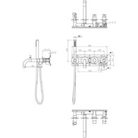 Смеситель Grocenberg GB5070 (золотой брашированный) - Превью изображения №3 — Интернет-магазин samo.by