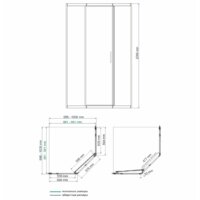 Душевой уголок Wasserkraft Naab 86S38 - Превью изображения №3 — Интернет-магазин samo.by