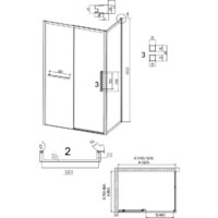 Душевой уголок Grossman Style 120x80x195 120.K33.05.1280.21.02 (черный матовый/стекло шиншилла) - Превью изображения №11 — Интернет-магазин samo.by